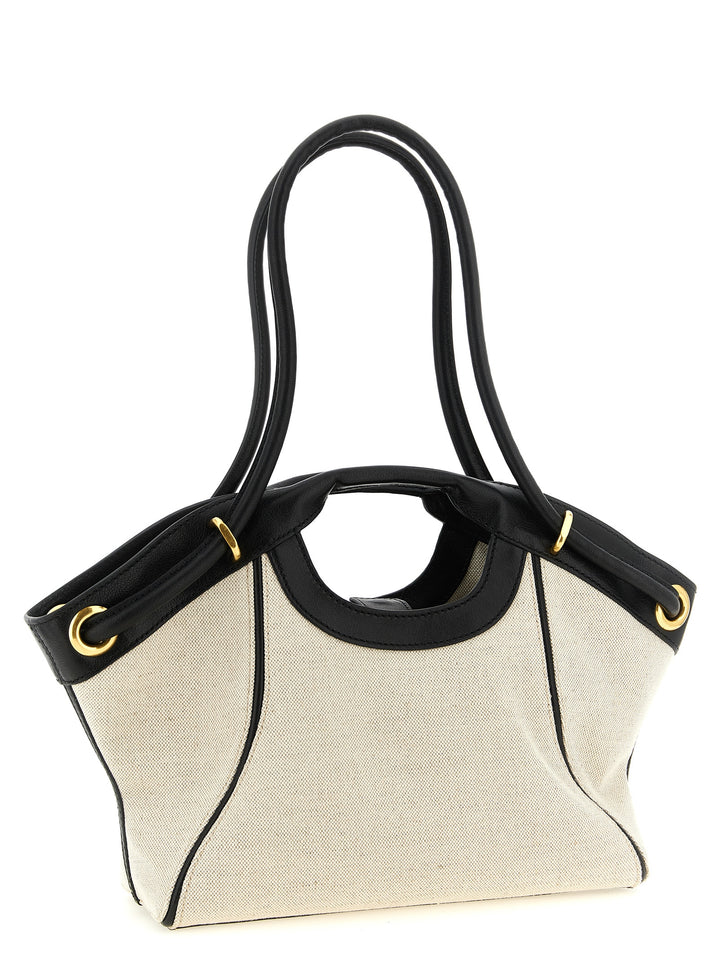 Balmain Tote Tote Bag - White/Black | 515af24a018f0c6c0409d5dcc41462b46217d104