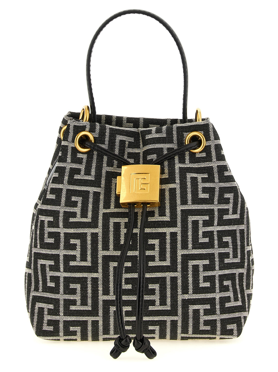 Balmain Pulse Hand Bags - White/Black | ebc141c44aa04596d4db5e5c8709bd383ddfd8ad
