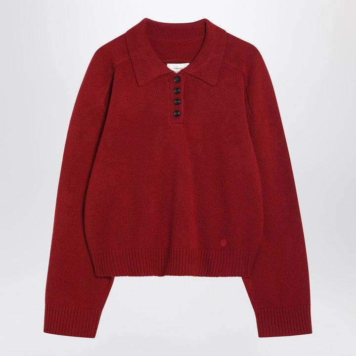 Loulou De Saison Shirts & Tops - Burgundy | 7ff5e63cf4ea78cd503d0fc1b87d9b58764cadc3