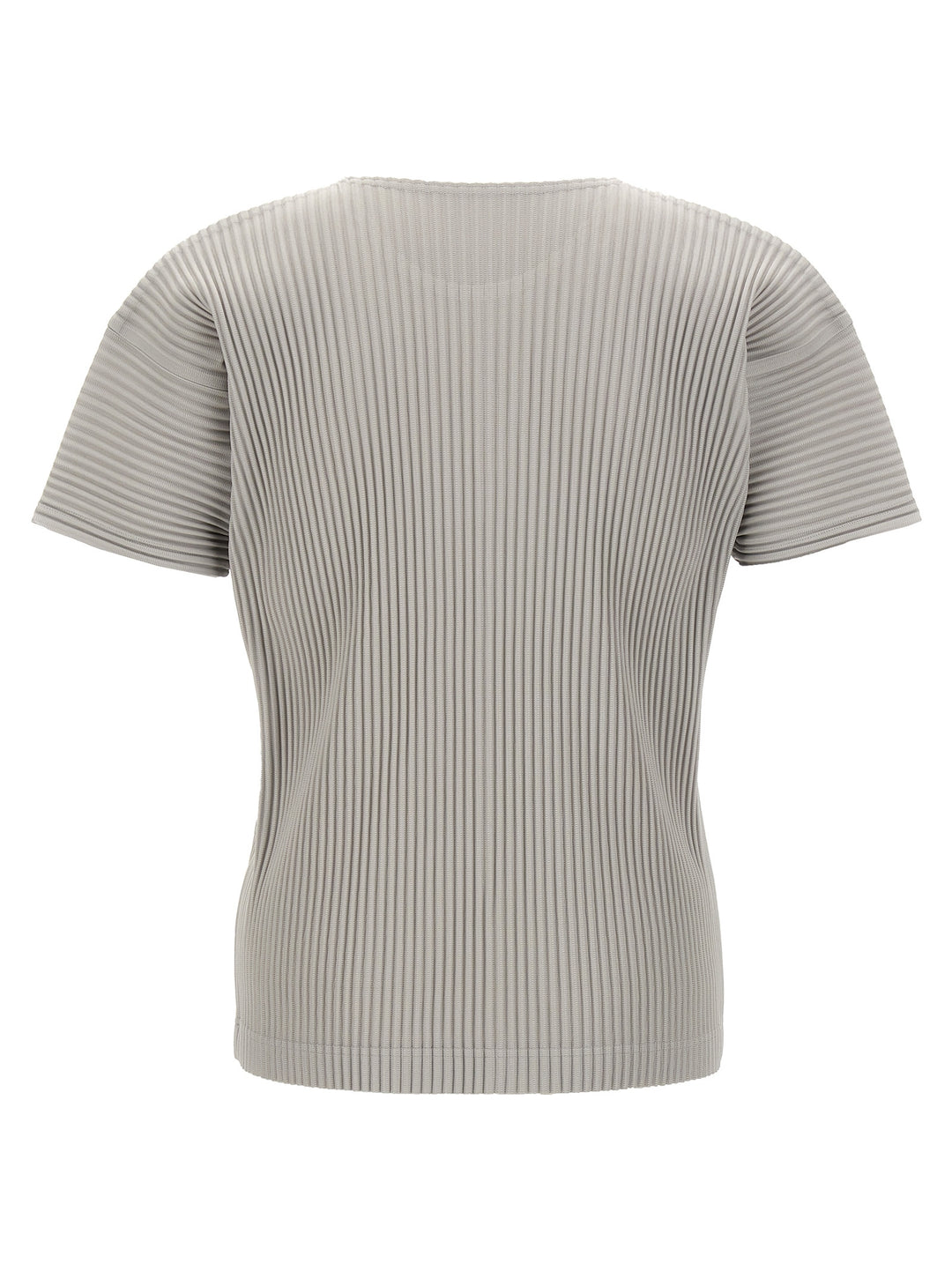 Homme Plisse' Issey Miyake Pleated T-shirt - Gray | 07e27e43435d37df84c4e7058d5955e1e80f0cf7