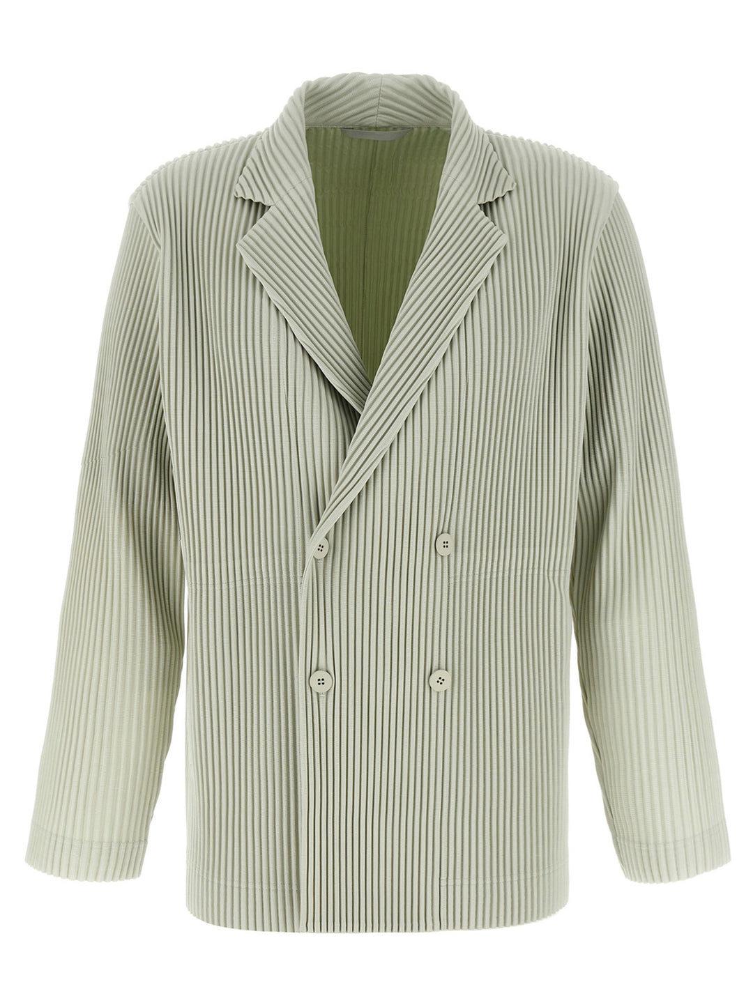 Homme Plisse' Issey Miyake Tailored Pleats 1 Blazer - Green | 23fffcc59d6df1e6d5272d424ee9cb86dd10e8ff