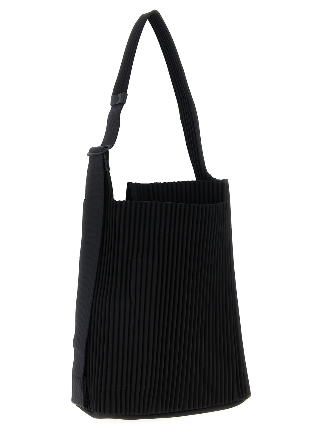 Homme Plisse' Issey Miyake Utility Shoulder Bags - Black | e41e8c228afeac94c0026bfbfdb61c721b542d77