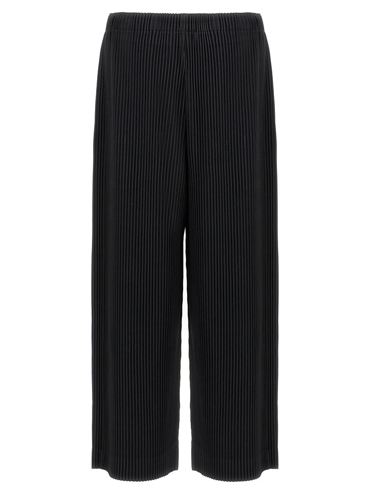 Homme Plisse' Issey Miyake Monthly Colors: September Pants - Black | df301f3b5a98df2a22eeda9c994a06ee69a75176