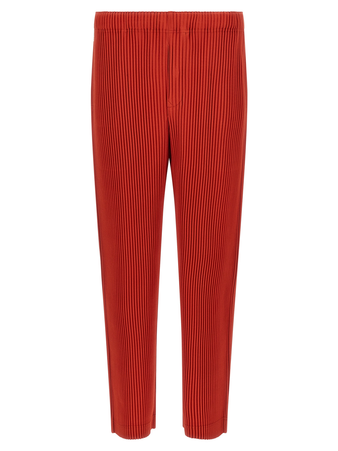 Homme Plisse' Issey Miyake Monthly Colors: September Pants - Red | f7a85884e5a880176d78a4c00422b28eec8c1f7f
