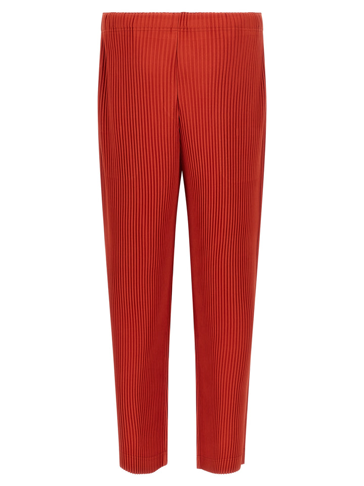 Homme Plisse' Issey Miyake Monthly Colors: September Pants - Red | 9c8237251339b8c879a1c86ac7f820a967b08b15
