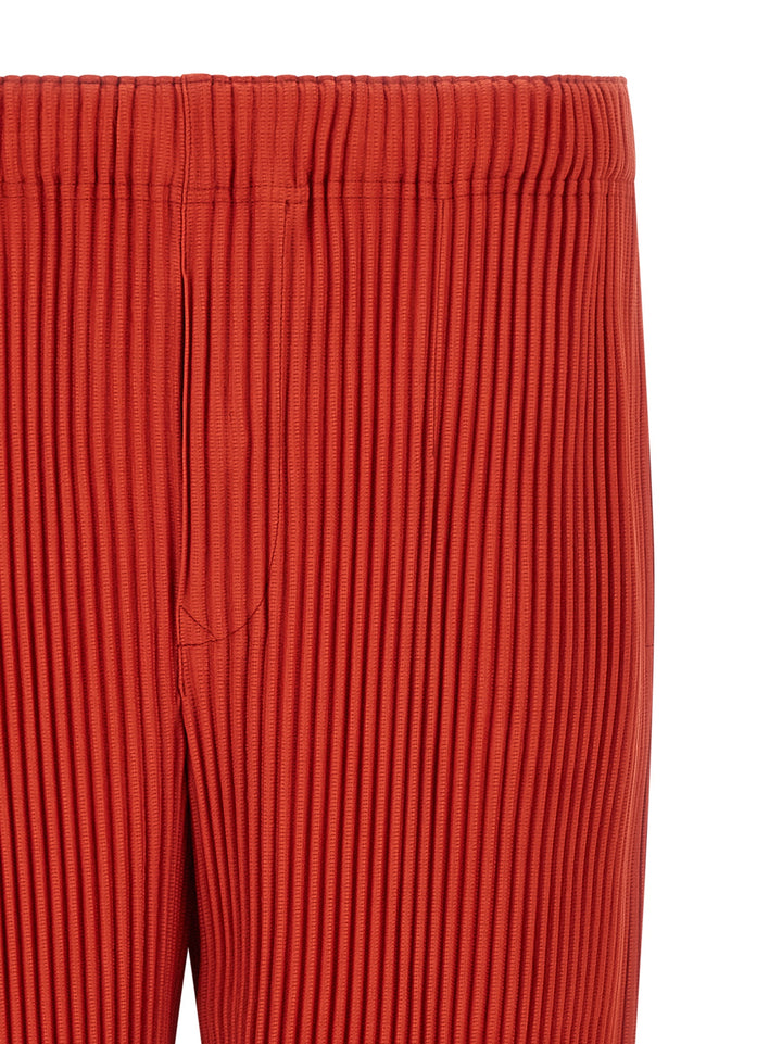 Homme Plisse' Issey Miyake Monthly Colors: September Pants - Red | 1881386d92f5b146c8a43624d6fab8bacc4b2976