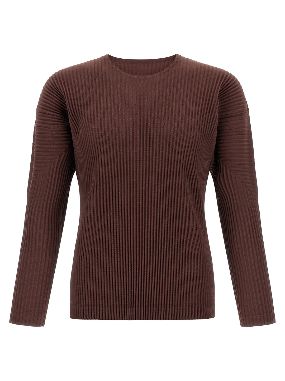Homme Plisse' Issey Miyake Color Pleats T-shirt - Brown | 28d1f56b4465fded789028db93f034e72e907efd