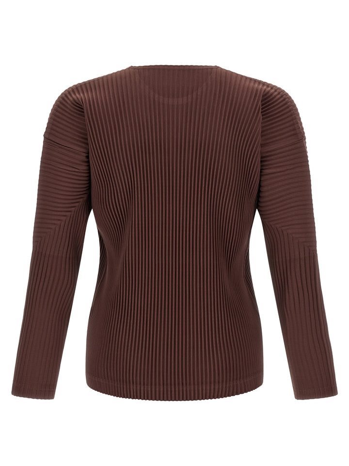 Homme Plisse' Issey Miyake Color Pleats T-shirt - Brown | 7821466d2699f654f5844e19b989901828f10c81