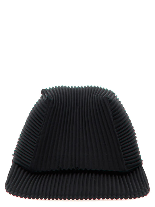 Pleats Hats Black
