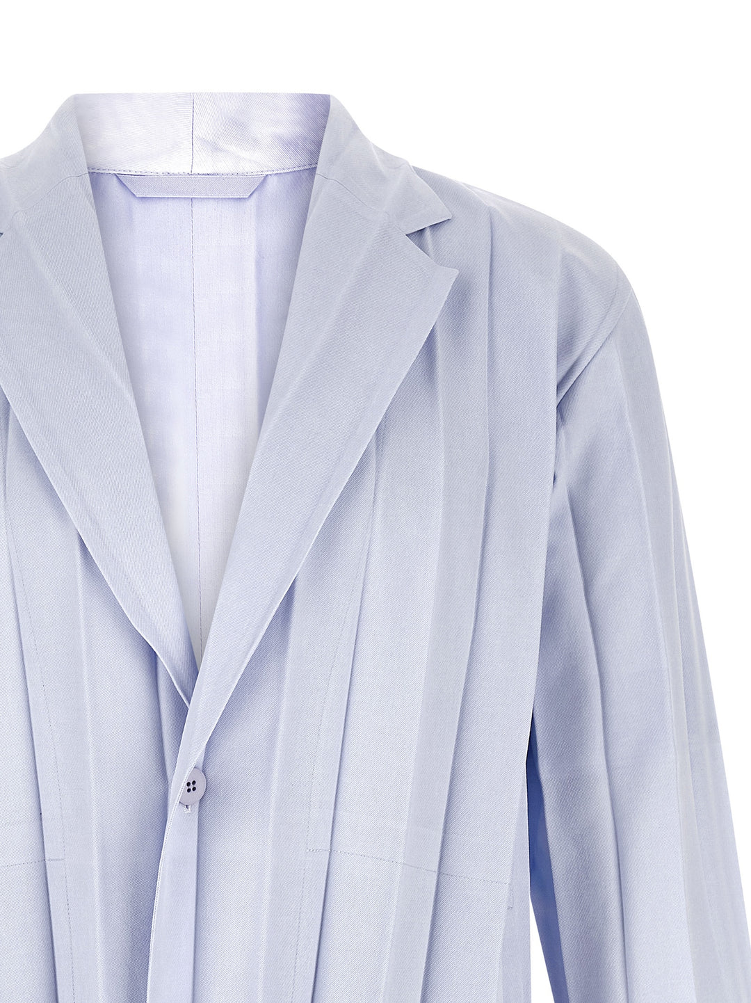 Homme Plisse' Issey Miyake Edge Ensemble Blazer - Light Blue | 14c53e30a7914f448849ecbec324bb0cb0c4f1bd