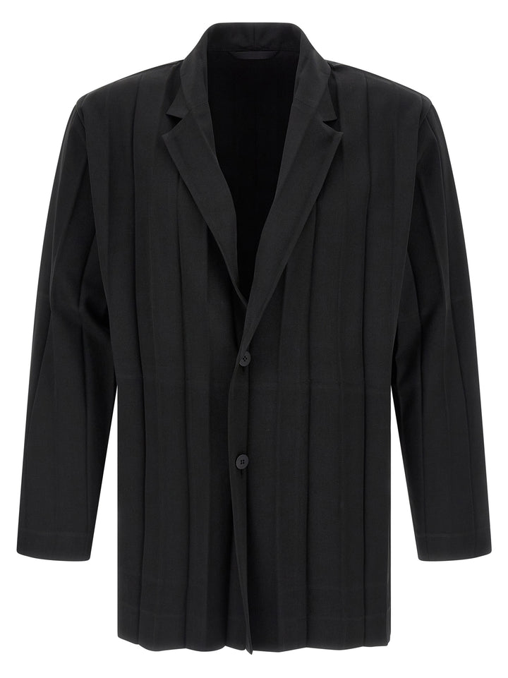 Homme Plisse' Issey Miyake Edge Ensemble Blazer - Black | 216fd61a61d127b0b46832712963abd3ca01ba45