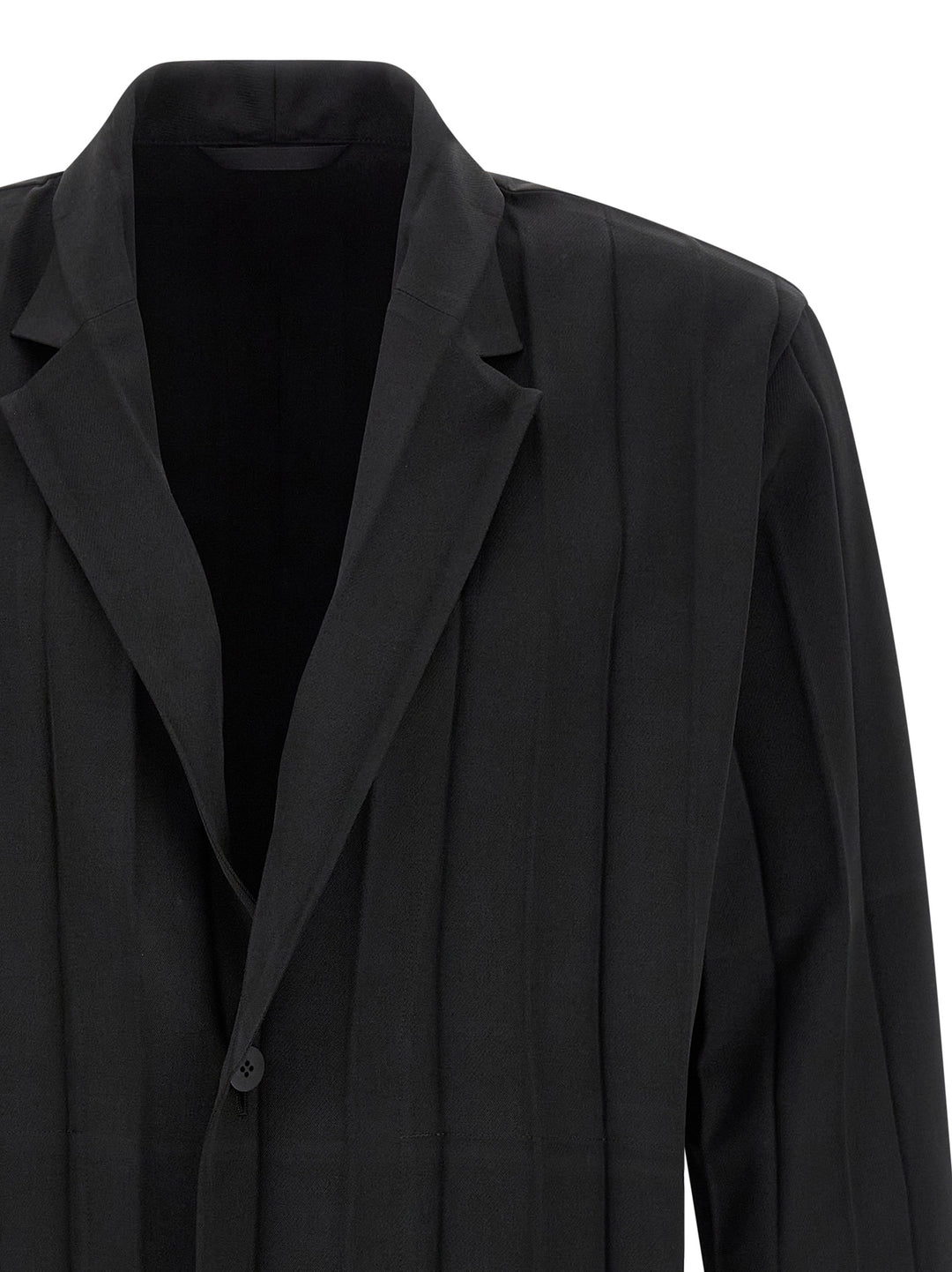 Homme Plisse' Issey Miyake Edge Ensemble Blazer - Black | c5458bc629fce4b9bd9c932feb1700d326e8a533
