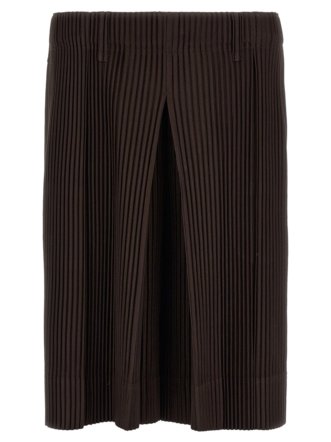 Homme Plisse' Issey Miyake Tailored Pleats 2 Bermuda and Short - Brown | f21753d1bb6b5e4ebf1fcd1b346601364ae6c0c2