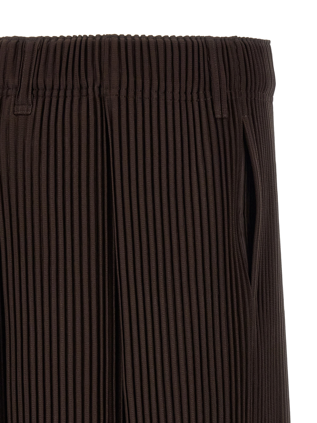 Homme Plisse' Issey Miyake Tailored Pleats 2 Bermuda and Short - Brown | 6b52ca49641399d4625b3b56c99b5a3af596ea20