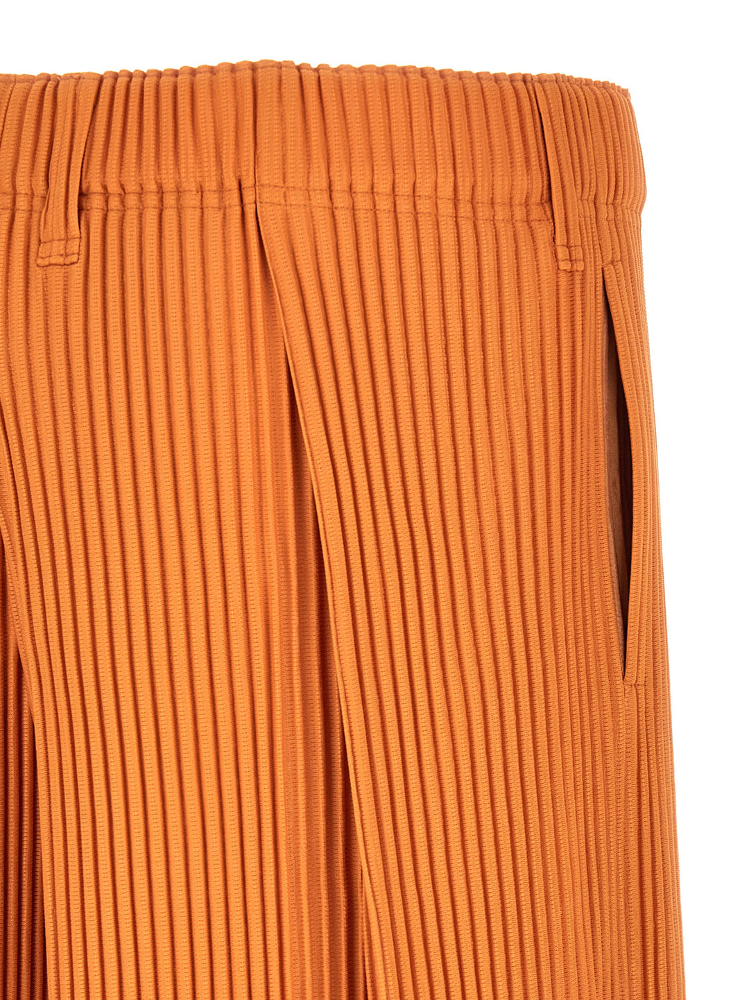 Homme Plisse' Issey Miyake Tailored Pleats 2 Bermuda and Short - Orange | ec3ebda2de61b08c89205b6588c5f0f1cd5597b0