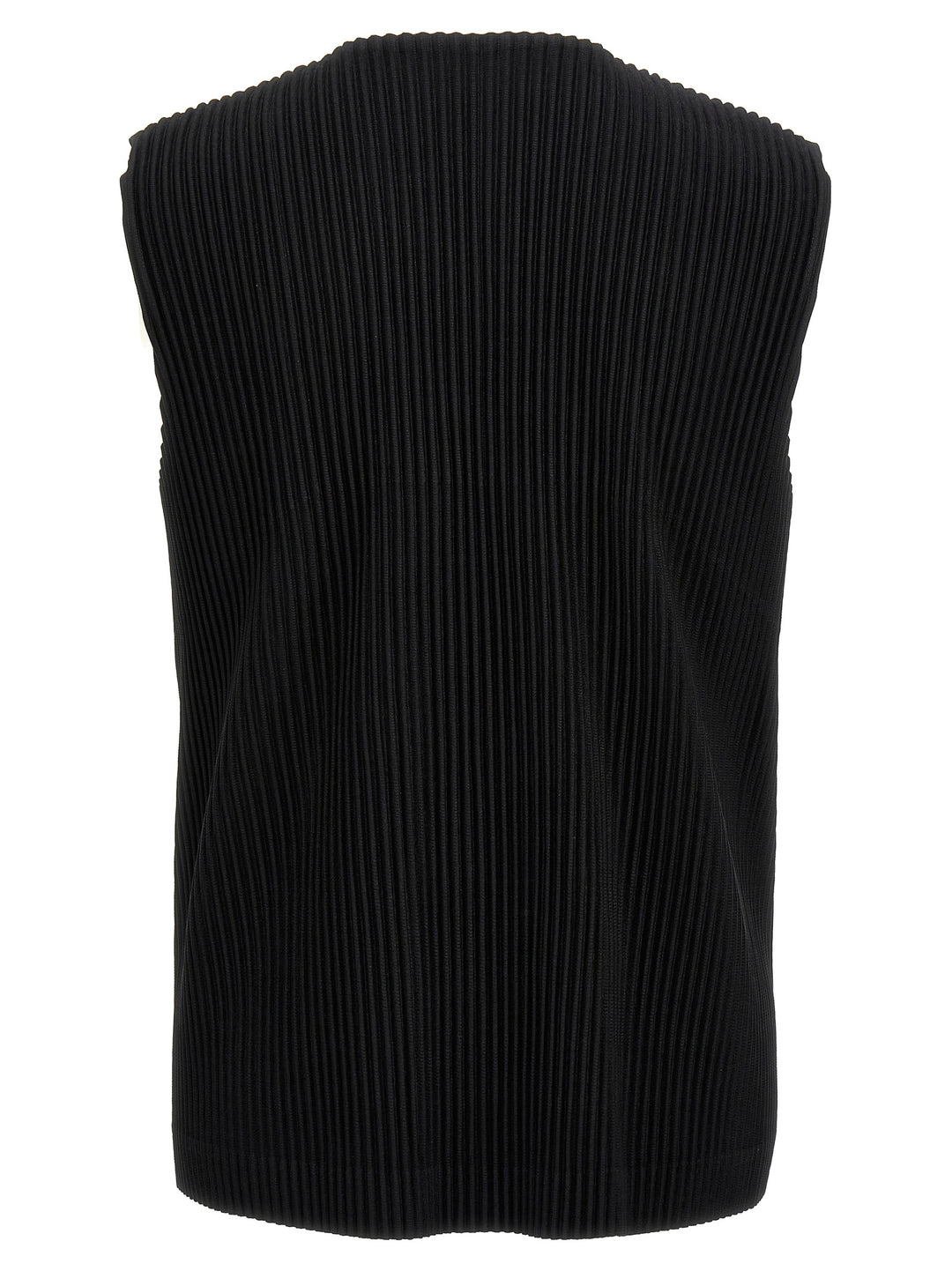 Homme Plisse' Issey Miyake Basics Gilet - Black | e7f008b3a9ba1320303b20aa296f662067f716d7