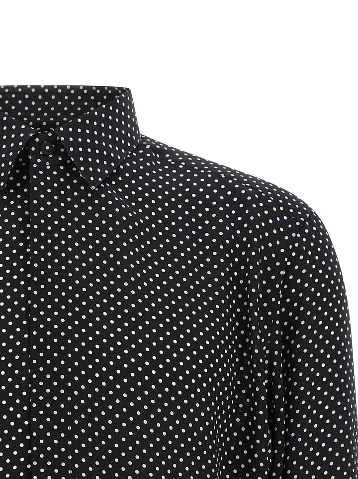 Tom Ford Polka Dot Shirt Shirt and Blouse - White/Black | 491201741f03c7def5c6c168ebca47ccb4fcfe34