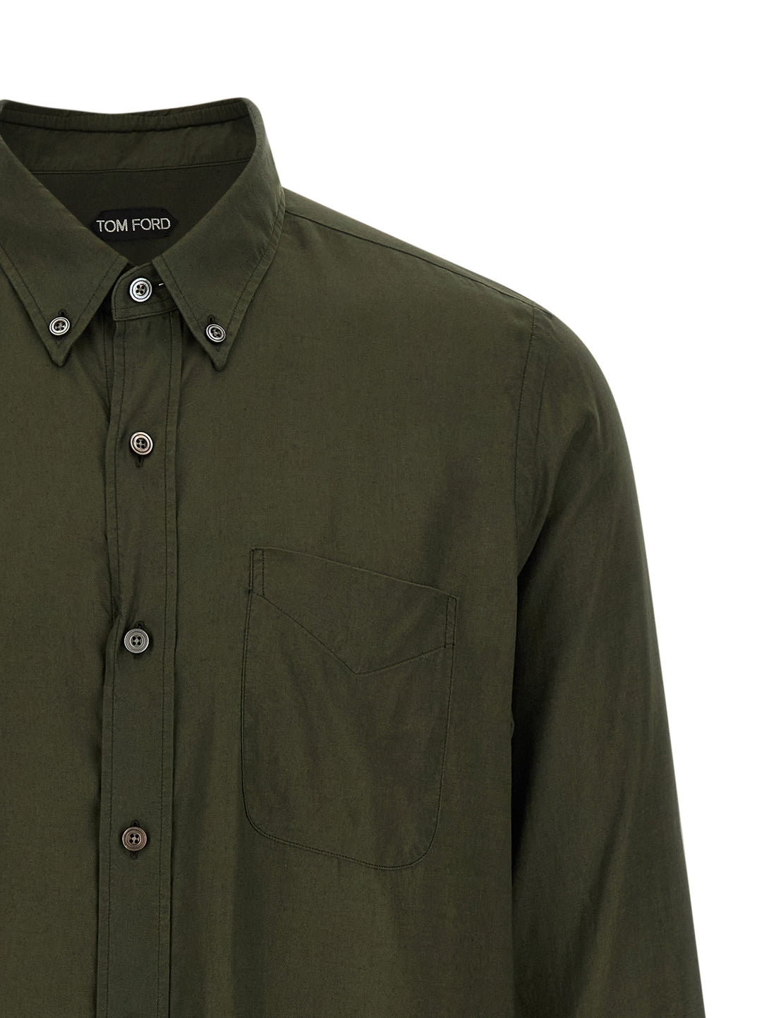 Tom Ford Button-Down Shirt Shirt and Blouse - Green | c897c0e3497fdedf3d25e2595c2377b45c09580c