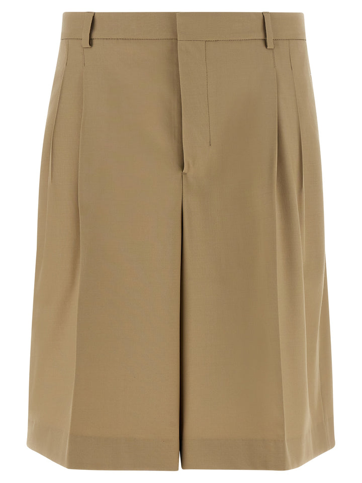 Ami Paris Fresh Wool Bermuda Shorts Bermuda and Short - Beige | 0ffbde8725823bed54addf95090063169334f705