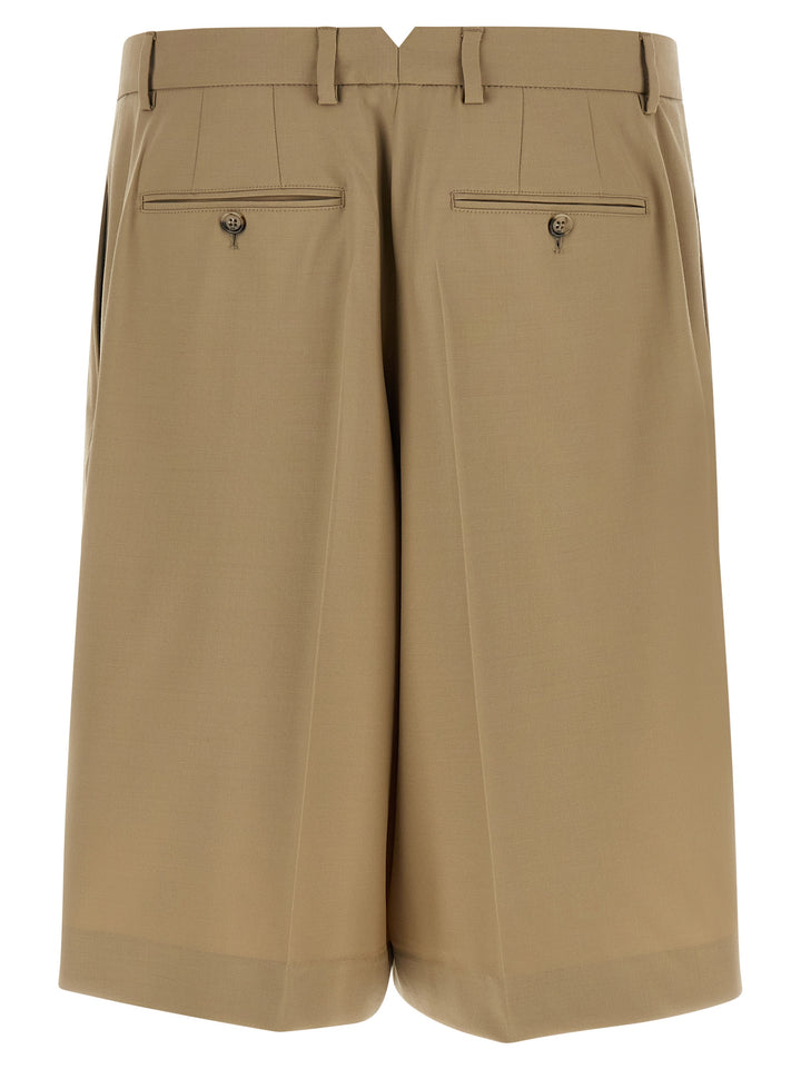 Ami Paris Fresh Wool Bermuda Shorts Bermuda and Short - Beige | 3f8ce4f2c92b56bef735aace8af4dc6e5d2b41b5