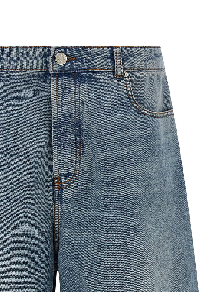 Ami Paris Denim Bermuda Shorts Bermuda and Short - Blue | 6889435294dbe5049e70823852dfcb85f3694edf
