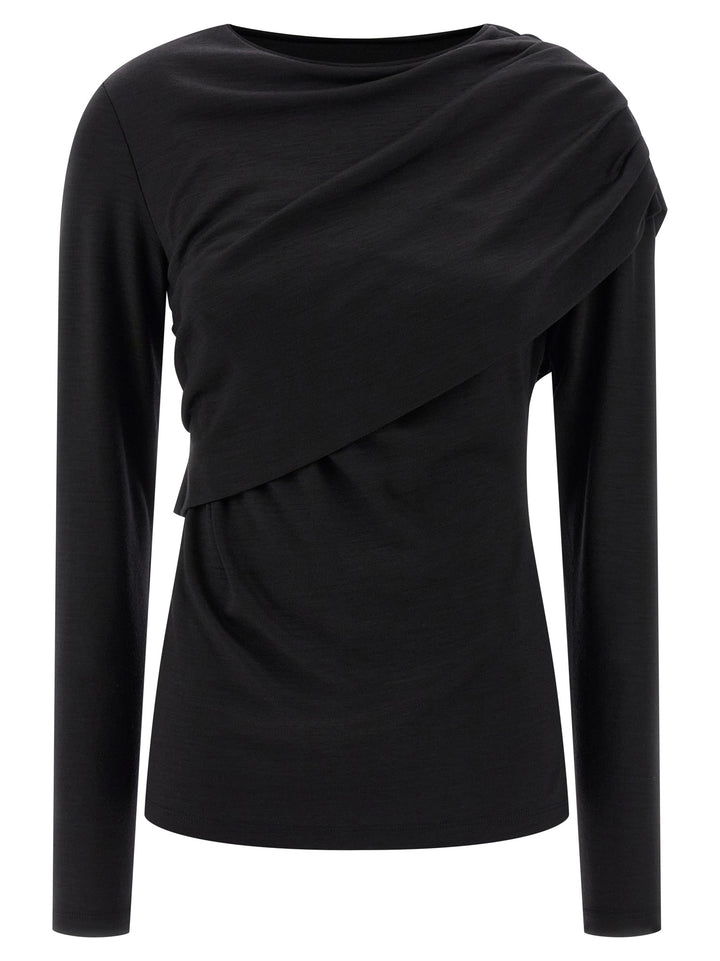 Isabel Marant Asna Tops - Black | f237aa119d9cbc35deb0e64a3392784f386fb4ae
