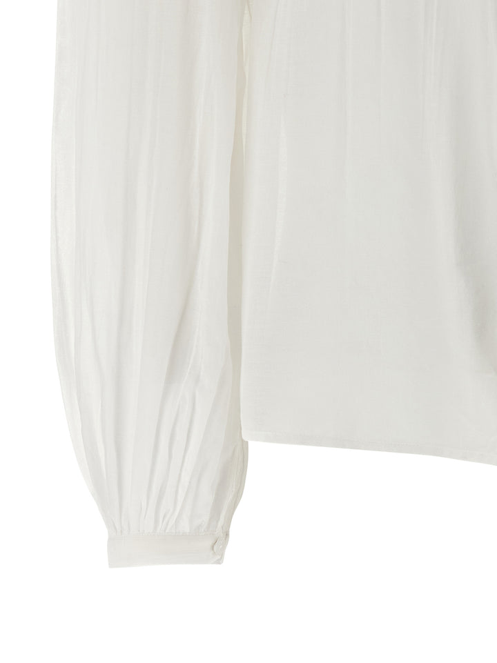 Marant Etoile Christa Shirt and Blouse - White | 530e31aaef8846e6a5123f334185dd8b6f172ce4