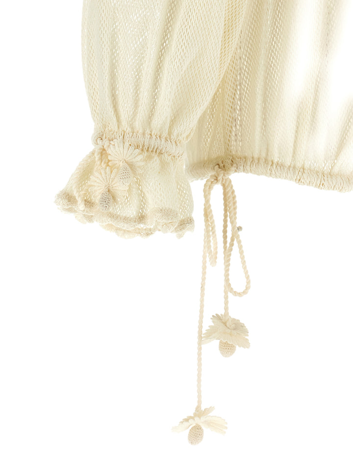 Isabel Marant Dalyna Shirt and Blouse - Beige | 7b4e4eb2c38844a68d0820926ca56123386ca381