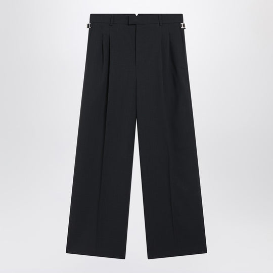 Charcoal Gray Wool Trousers