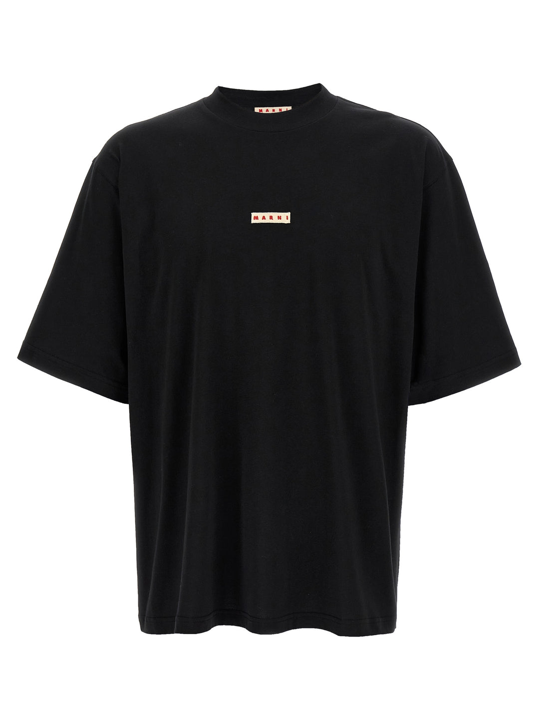 Marni Logo Patch T-shirt - Black | 50a792ff850612560af60a00fcaa4585d77d965b