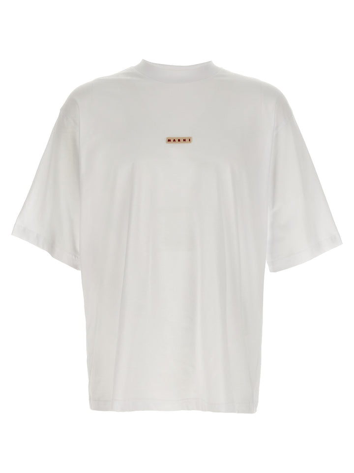 Marni Logo Patch T-shirt - White | cc8aaf12aaf1580d04dde8844fbdca4631ca46ce