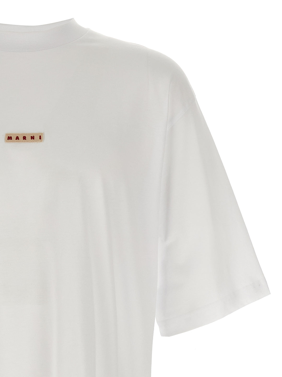 Marni Logo Patch T-shirt - White | 248cca5c1762422124bb7b1a141e9b193df30f5b
