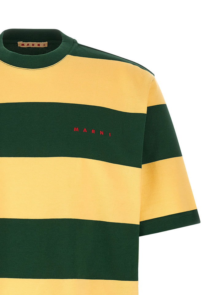 Marni Maxi Striped T-shirt - Multicolor | 460f80cc6dfc9ac35d0a5c86f6c1aeb2fc40a569
