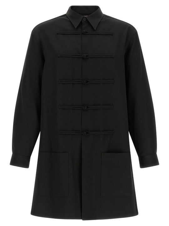 China Button Shirt And Blouse Black