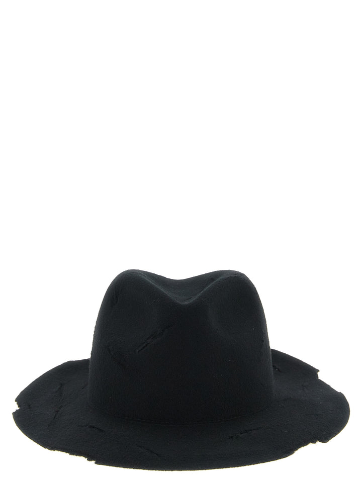 Yohji Yamamoto Cut-Out Hat Hats - Black | 0df31e1e71e6669e42aca4817af2df2ffd19f905