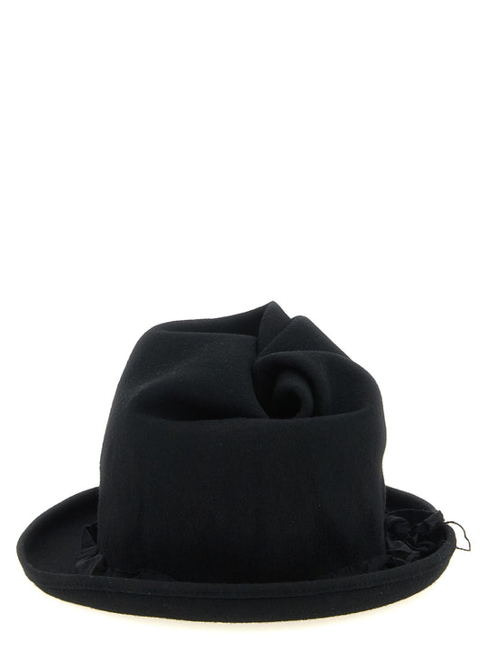 Sculptural Crown Hat Hats Black