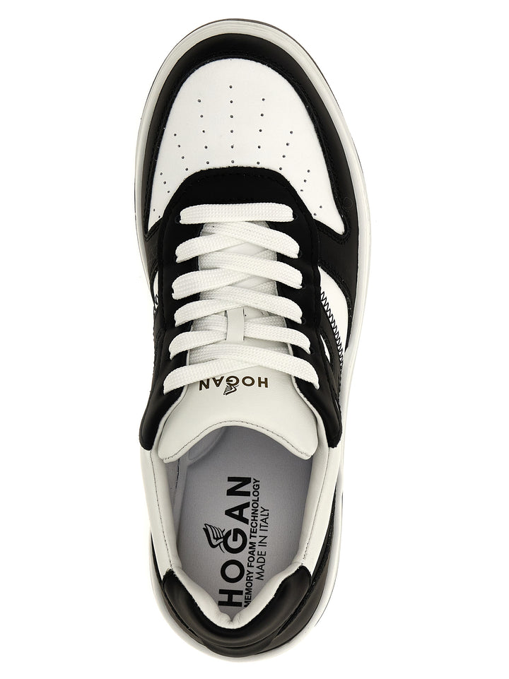 Hogan	 H630 Sneakers - White/Black | f51e9ceae3425e41a793369d49d2291820fbcb63