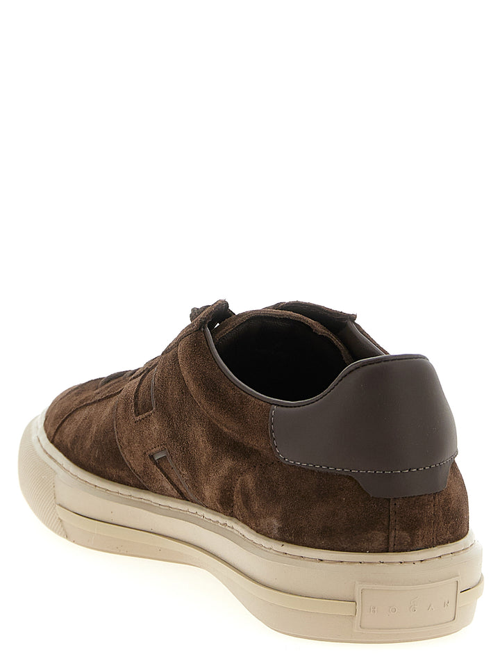 Hogan	 H691 Sneakers - Brown | 29bd9eb1dd60b7f70bd0a71f61de1e2a807368ae