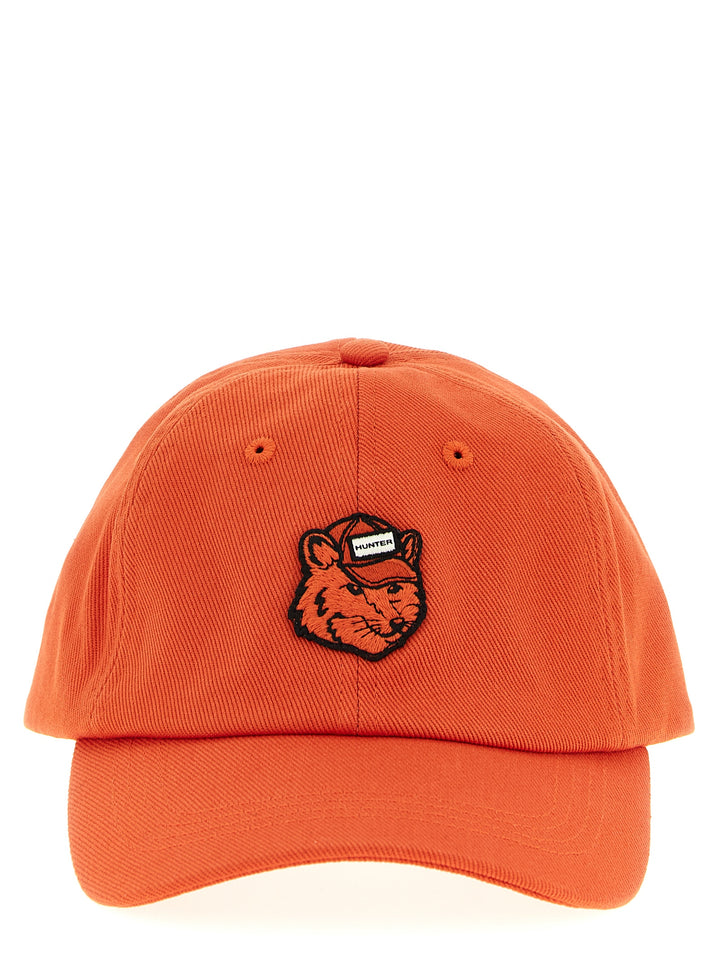 Maison Kitsune Fox Head Hats - Orange | 33e204a005f1b0346adddeacd806b8afa2112f76