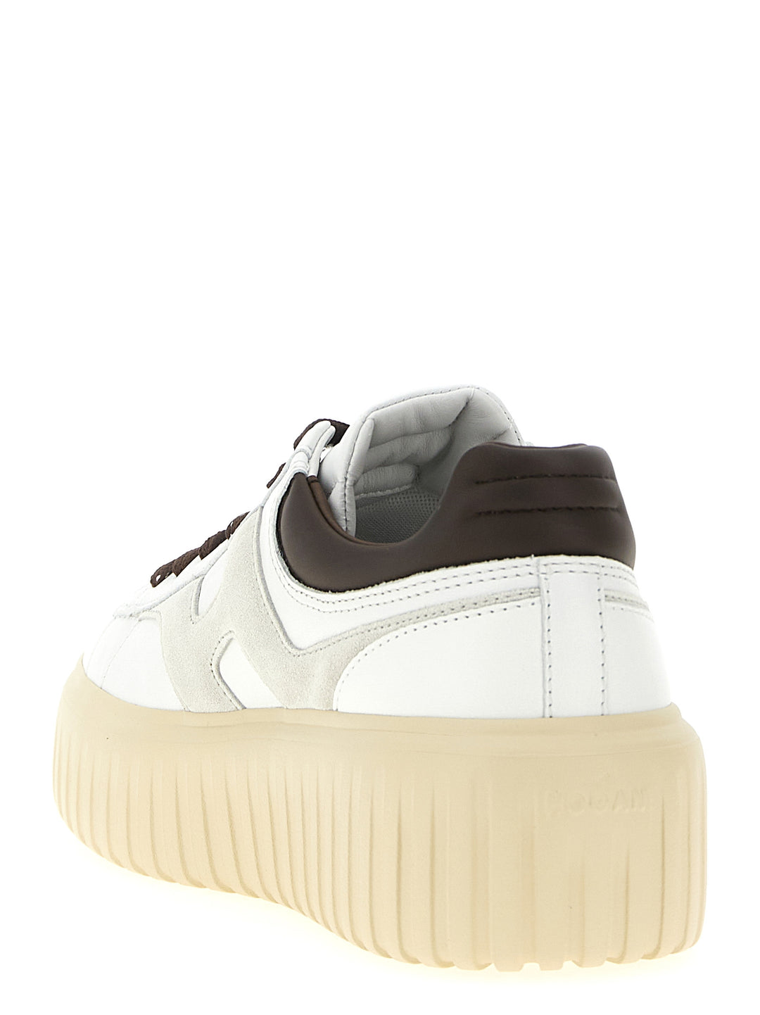 Hogan	 H-Stripes Sneakers - Brown | 8658cc2f5c0fee8ee0961f89260a77d5baec75f9