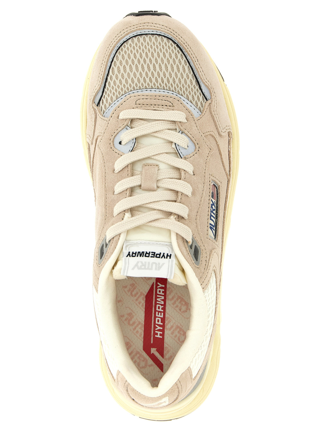 Autry Hyperway Low Sneakers - Beige | ed7a0a416491352ff0657901396d8b1b569ed0f7