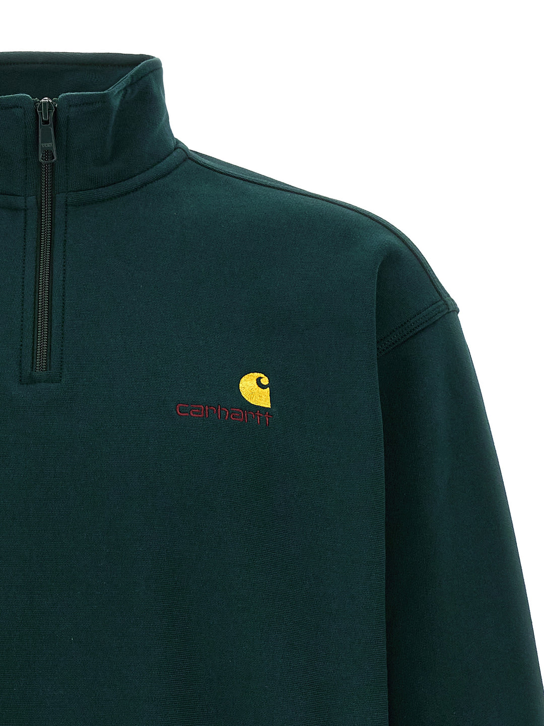 Carhartt Wip American Script Sweatshirt - Green | 227185932fe67dd5ce0af65681c6aec705a24faa