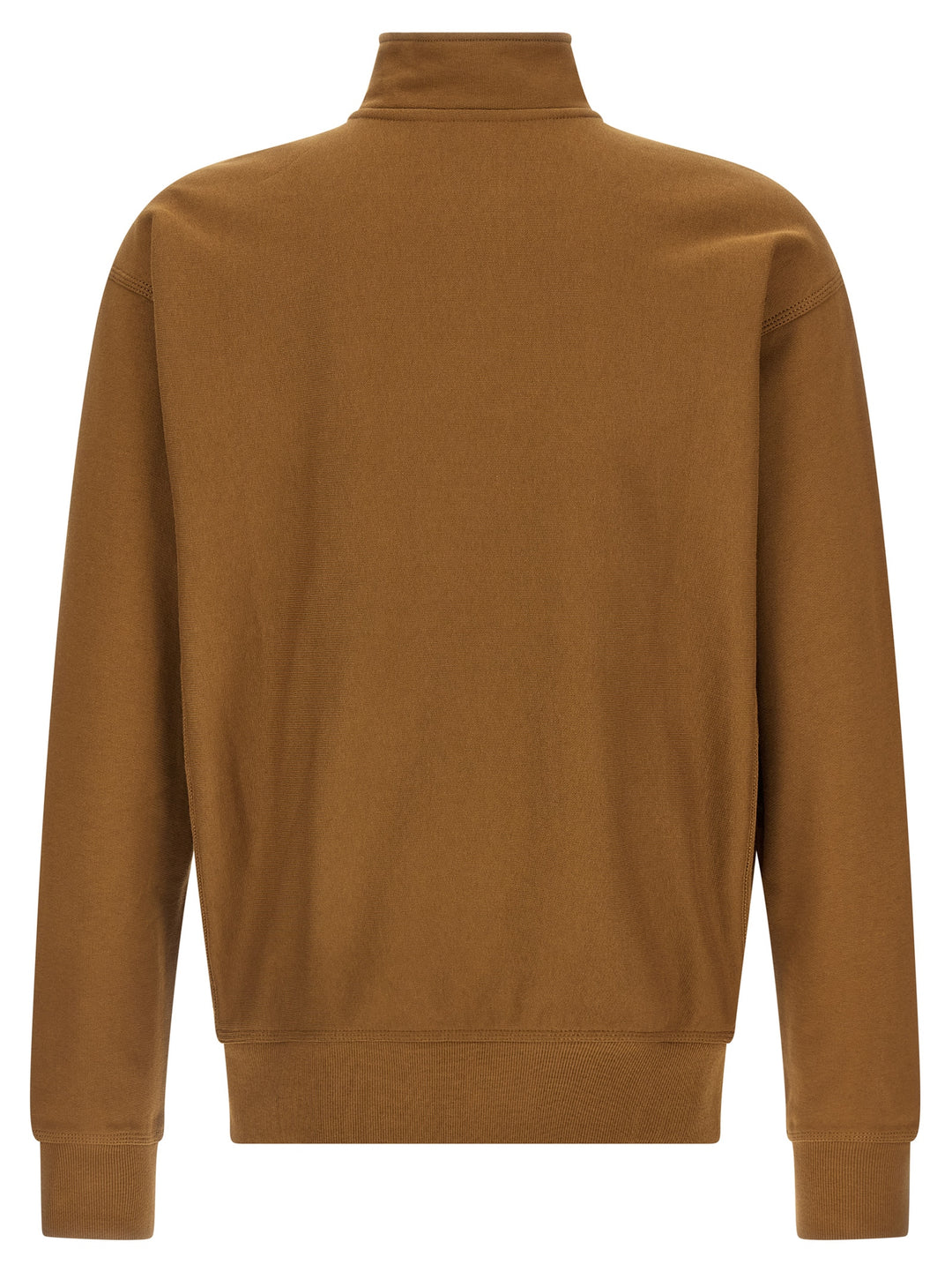 Carhartt Wip Half Zip American Script Sweat Sweatshirt - Brown | be51e9df23a169e666dc1c99eff5ecb43bca8fb3