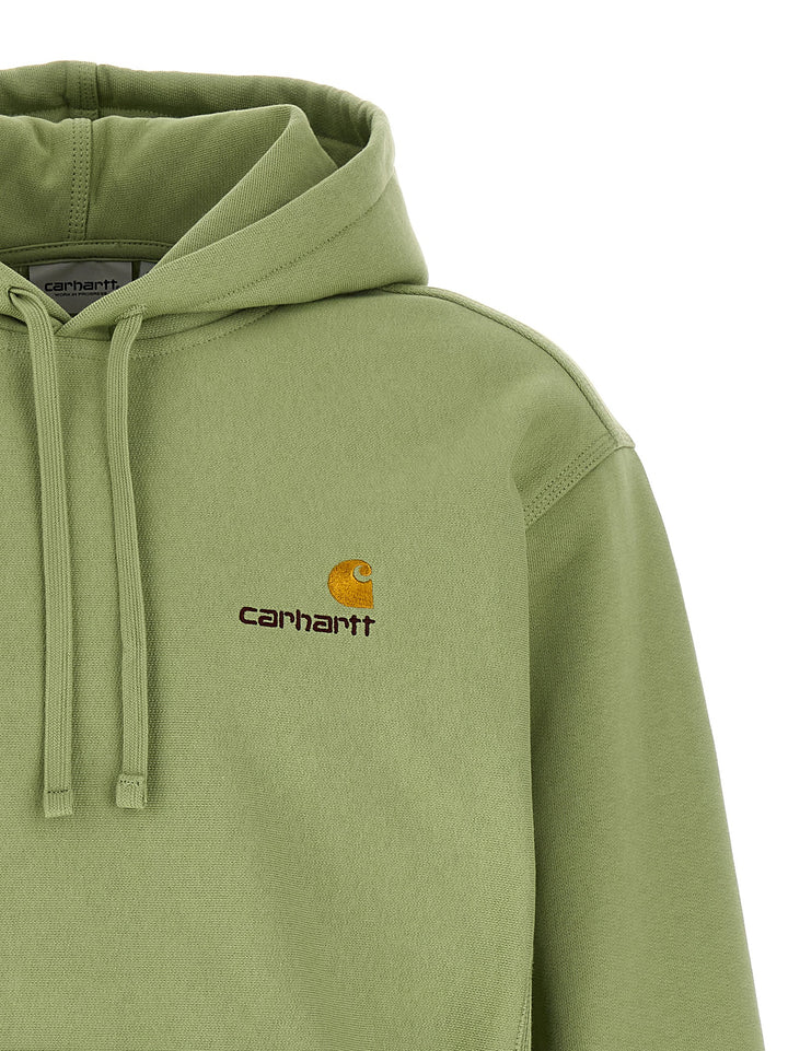Carhartt Wip American Script Sweatshirt - Green | 066a5960fadbc456a35cc6471de614ac513e9c9a