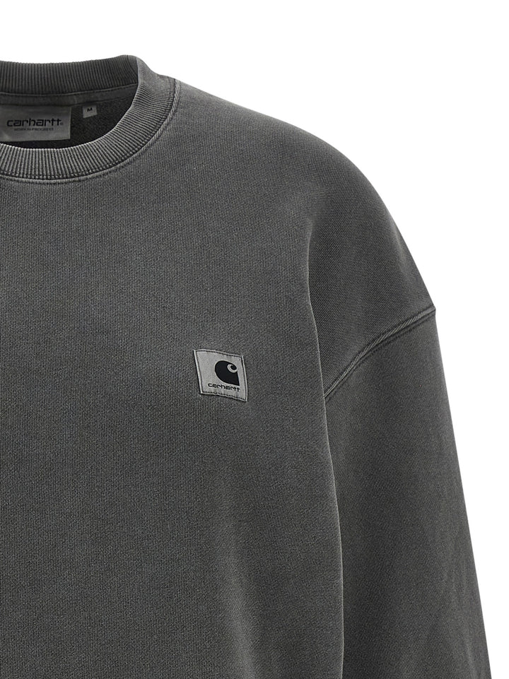 Carhartt Wip Nelson Sweatshirt - Gray | 72fed1b913a6bc10f7ee8ee15f3b45d19b8cc3c2