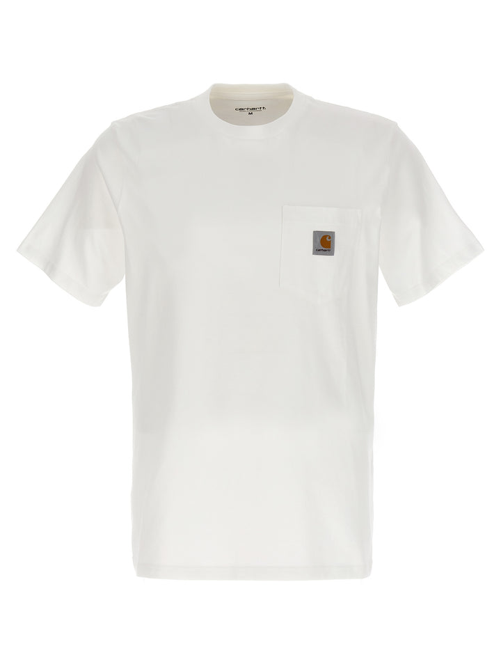 Carhartt Wip Pocket T-shirt - White | 3bd38c9dda35fafa2b566c391d023923e33241b4