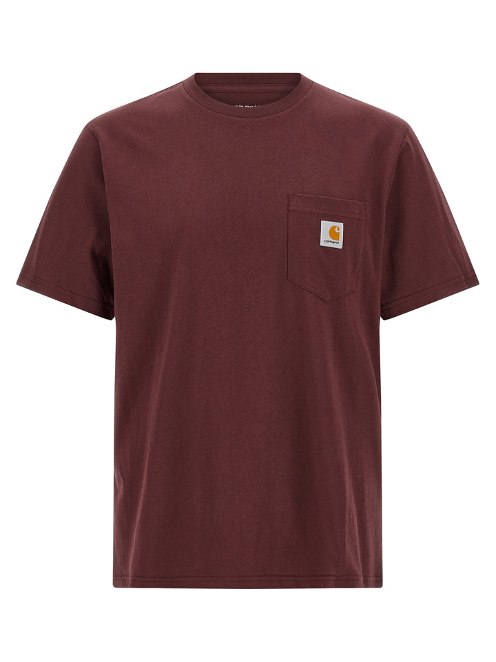 Carhartt Wip Pocket T-shirt - Bordeaux | b252d5834073d28cf49ed7593e03049ca8a70cfb
