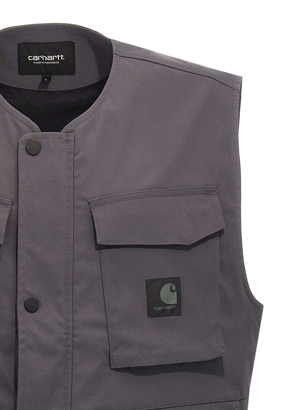 Carhartt Wip Balto Gilet - Gray | 1974b8ecf4fbb49ebbeb27be60167fde51dd686b