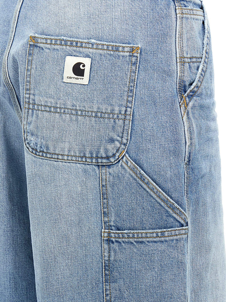 Carhartt Wip Brandon Single Knee Jeans - Light Blue | fcf61bf910c4f910b1b239328c0808343a959e95