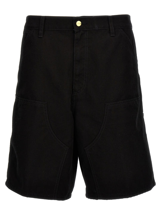 Double Knee Bermuda And Short Black